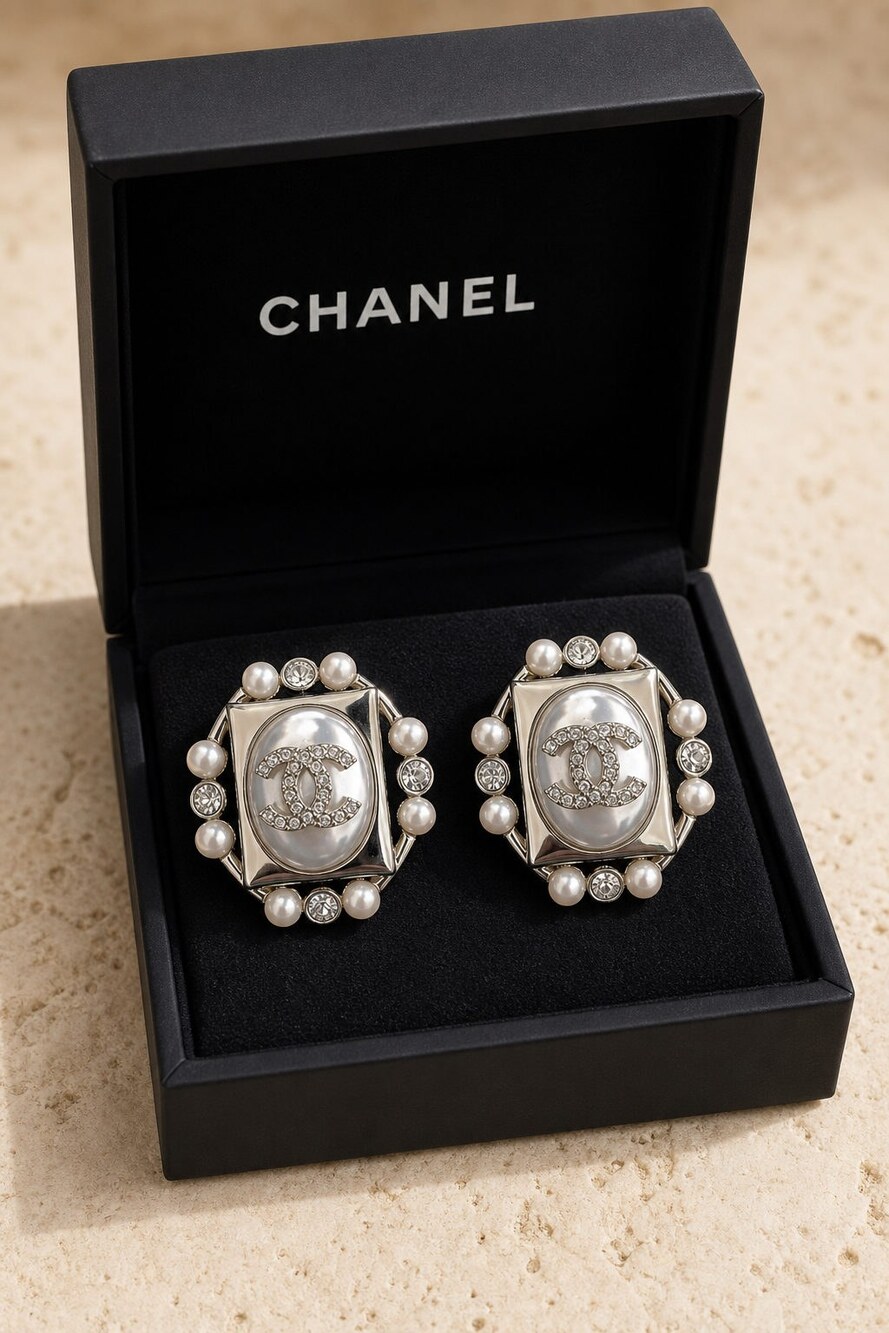 CHANEL Classic Parisian Earrings Style 28 | New with Box - Picture 3 of 9